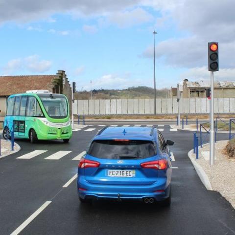 Illustration of Inauguration de Transpolis, ville-laboratoire dédiée à la mobilité urbaine
