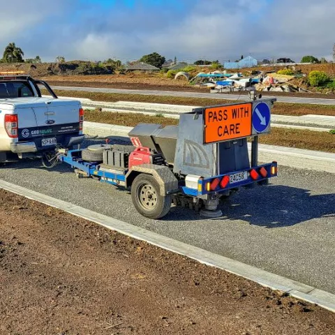 Illustration of Colas Designs High-Performance HiLAB Pavement for Webb Drive, Hamilton