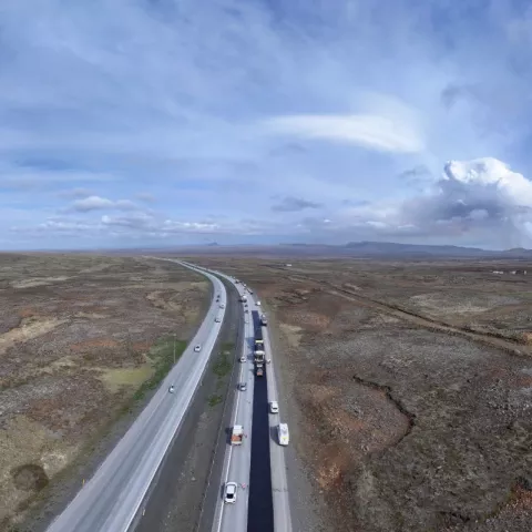 Illustration of Road Infrastructure in Iceland: Colas Iceland on the Front Line in Reykjanes