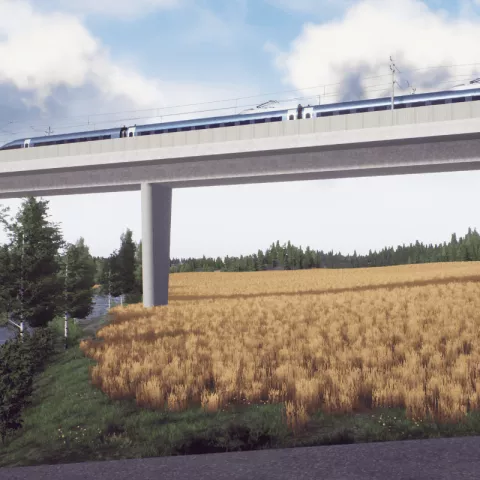 Illustration of Le groupement Feronord a remporté le contrat OL32 Skavsta du projet ferroviaire East Link, au sud de Stockholm en Suède