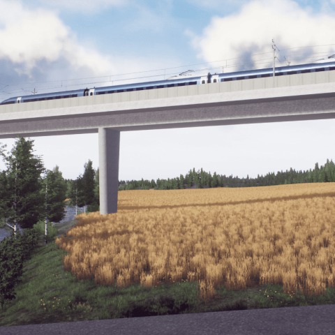 Illustration of Le groupement Feronord a remporté le contrat OL32 Skavsta du projet ferroviaire East Link, au sud de Stockholm en Suède