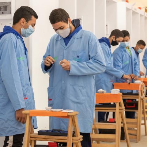 Illustration of IECD Egypt x Colas: empowering the next generation of professionals in the field of electrotechnics