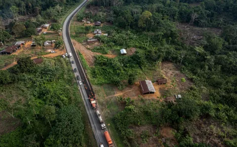 Chantier Recycol au Gabon