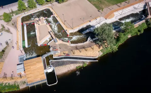 Le Stade d'eaux vives d'Epinal