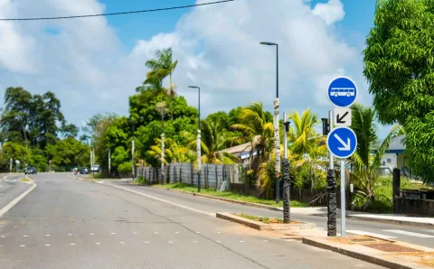 Parcours du Bus à Haut Niveau de Service - Cayenne
