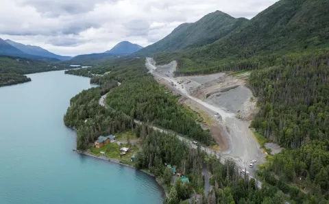 Réaménagement de la Sterling Highway - Alaska