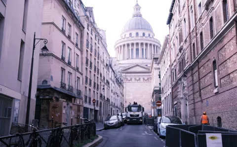 Renouvellement du réseau gaz à la place Panthéon